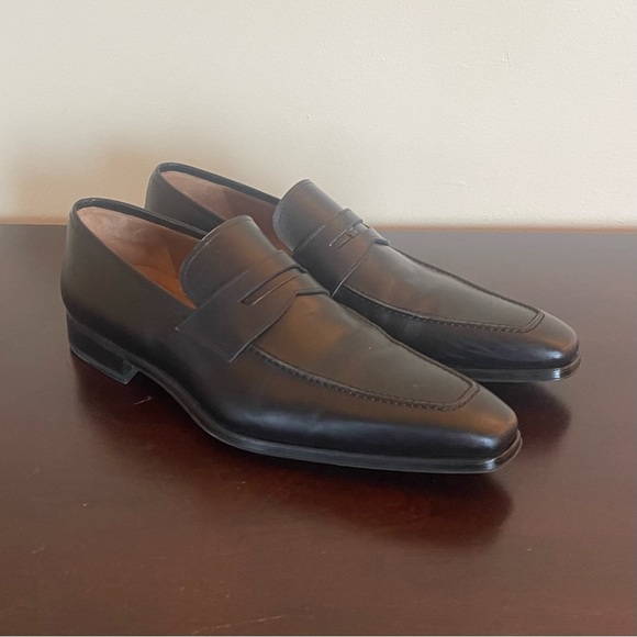 Magnanni for Neiman Marcus Penny Loafers Mens Slip-On Shoes main image 13